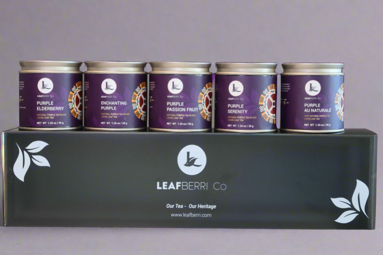 5 Can Purple Tea Sampler Box