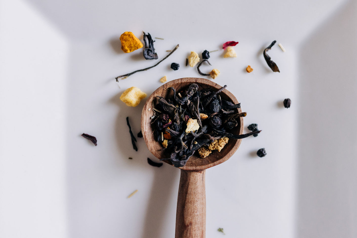 Handmade Round Spoon with Beaded Handle - ONE EACH