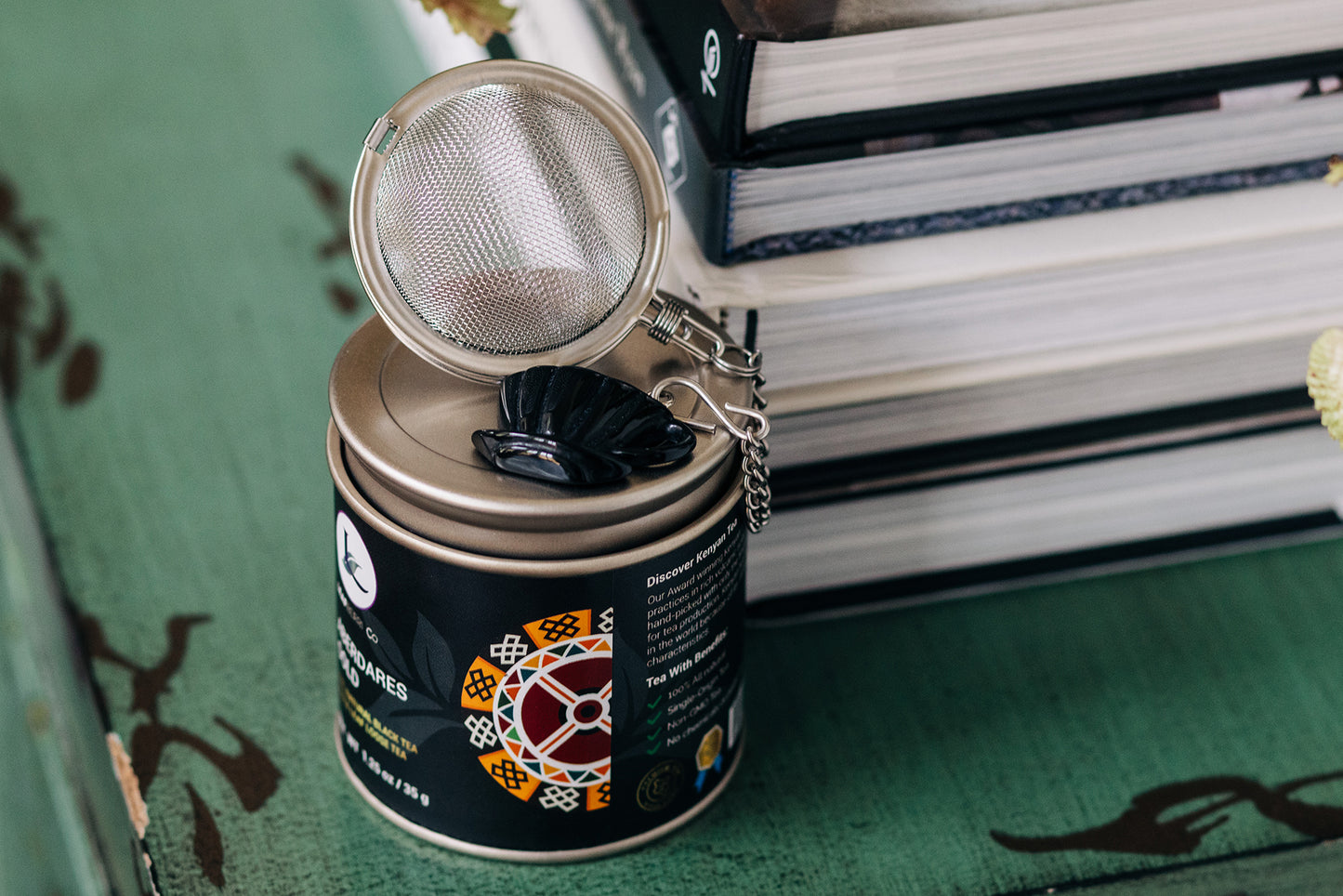 Black Cup Tea Infuser Ball