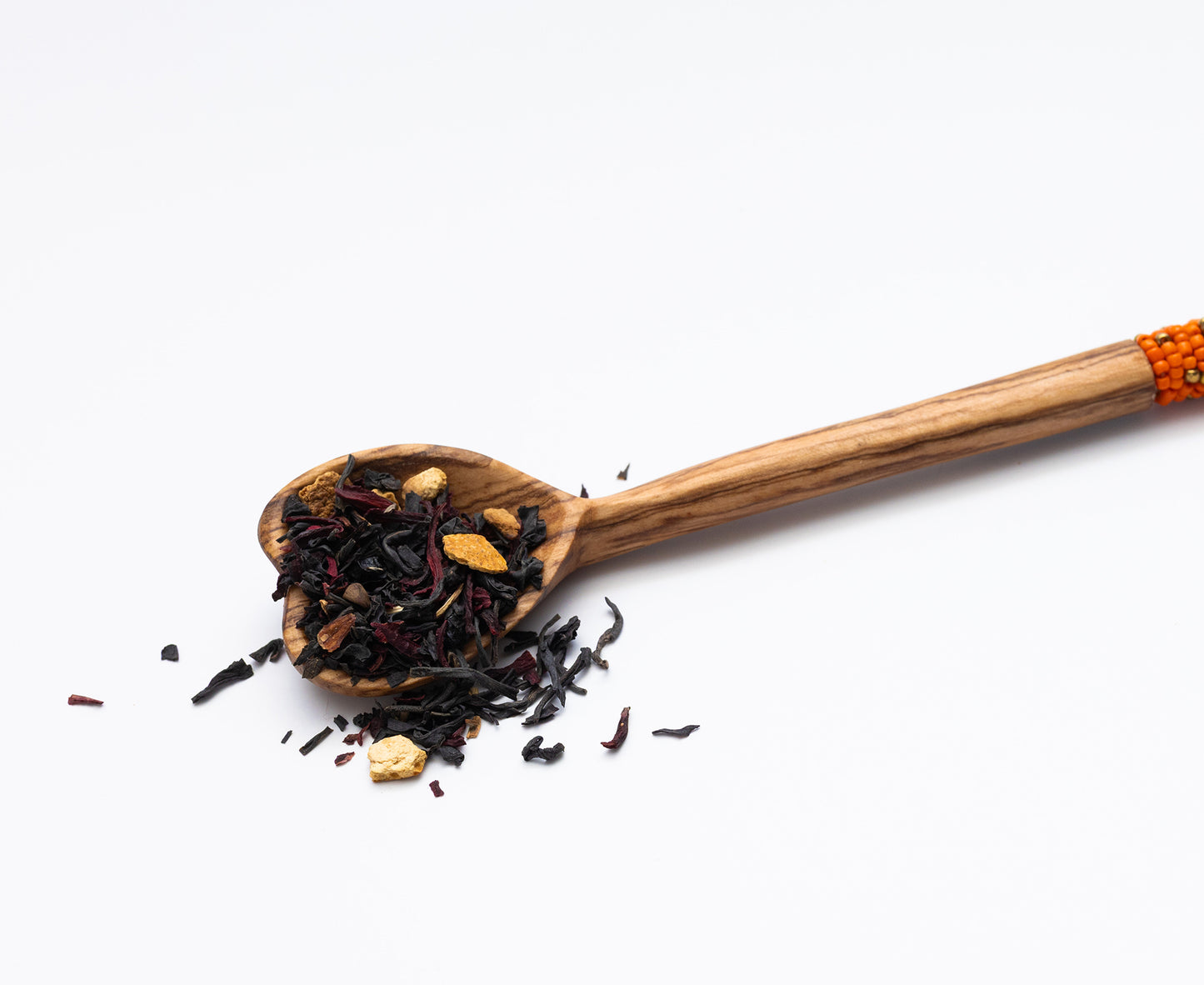 Handmade  Heart Shaped Spoon with Beaded Handle (Qty1)