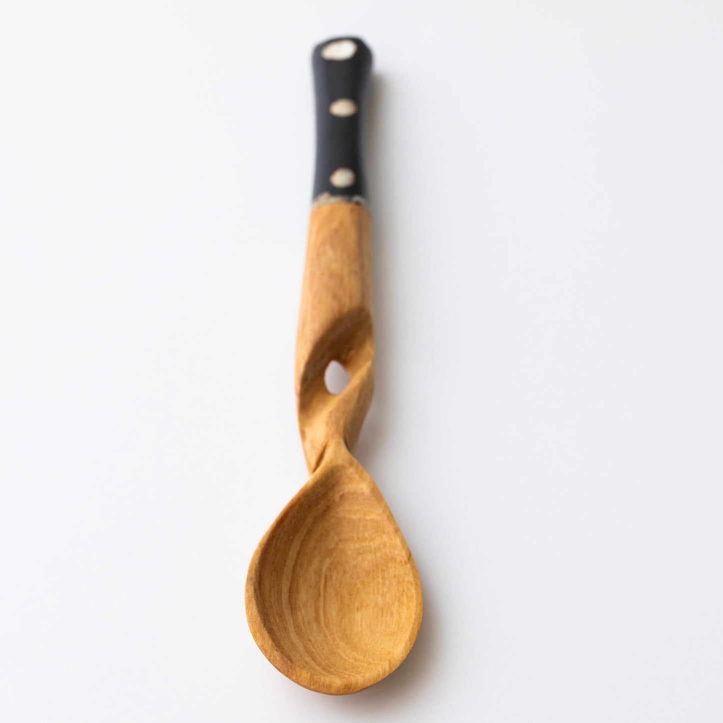Handmade Polka Dot  Wooden Spoon  ( Qty 1)