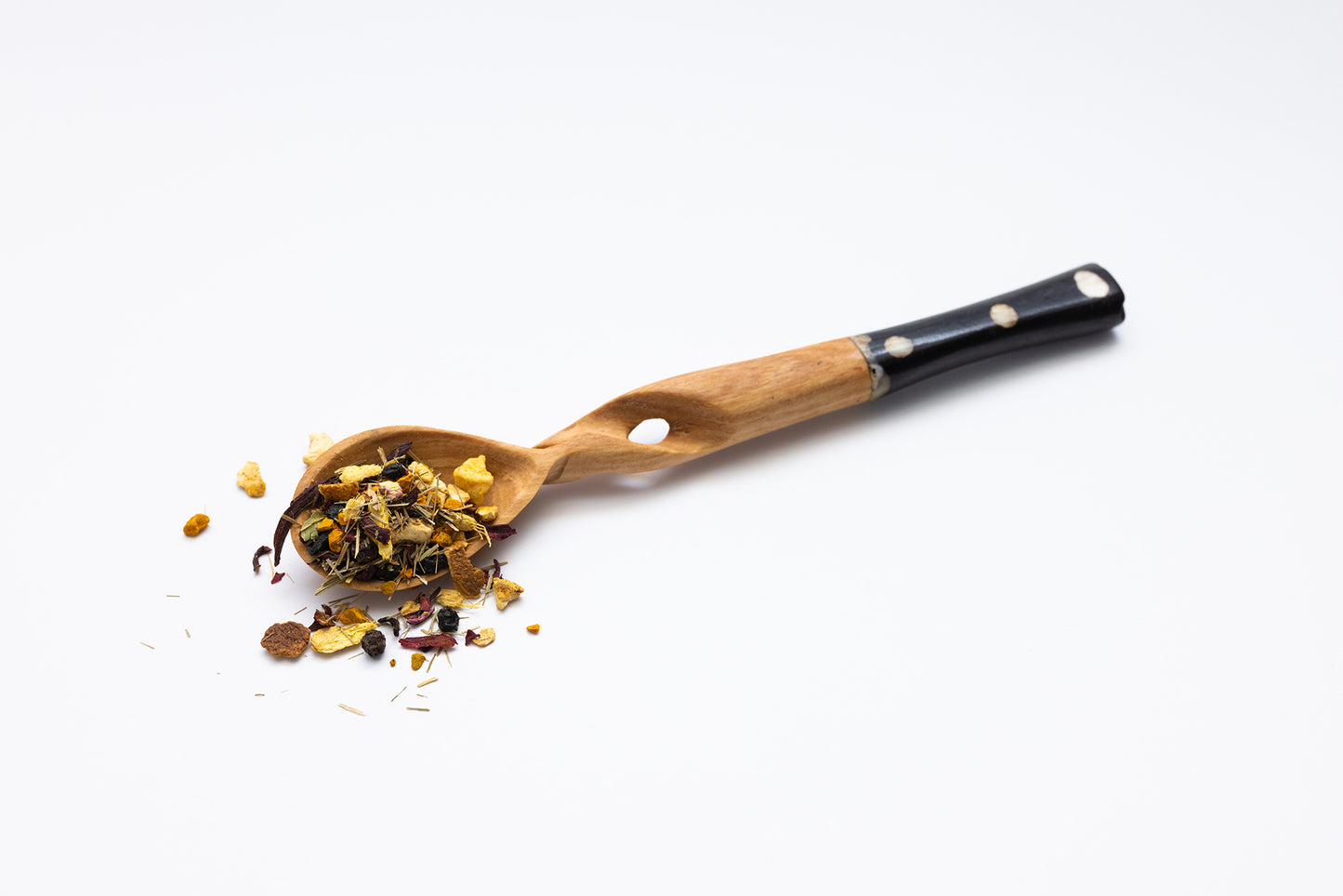 Handmade Polka Dot  Wooden Spoon  ( Qty 1)