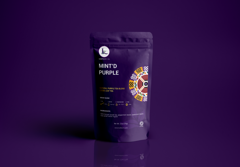 Mint'D Purple Kenyan Loose Leaf Tea – leafberri