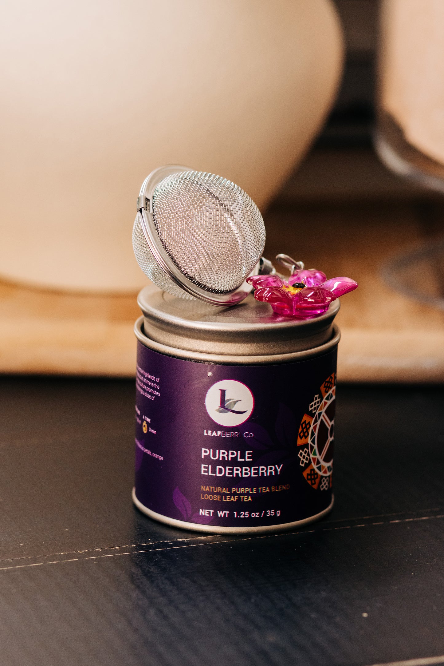 Pink Flower Tea Infuser Ball