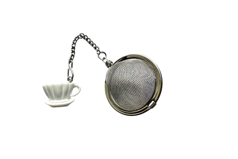 White Cup Tea Infuser Ball