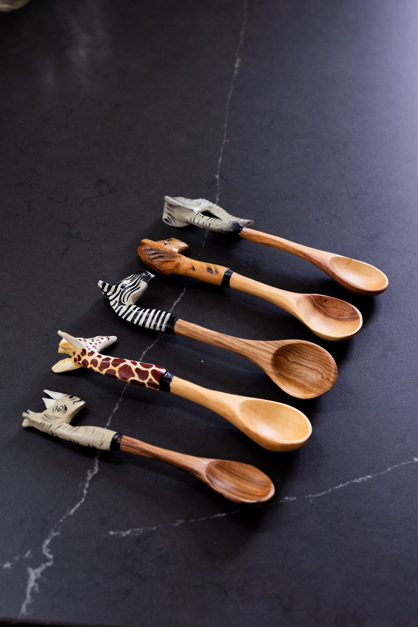 Handmade Big 5 Animal Teaspoon set (Wholesale)